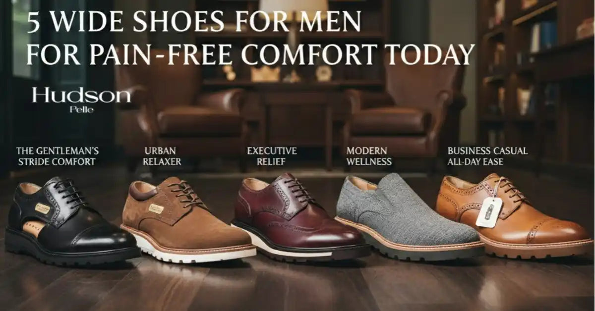 5 Wide Shoes for Men for Pain-Free Comfort Today
